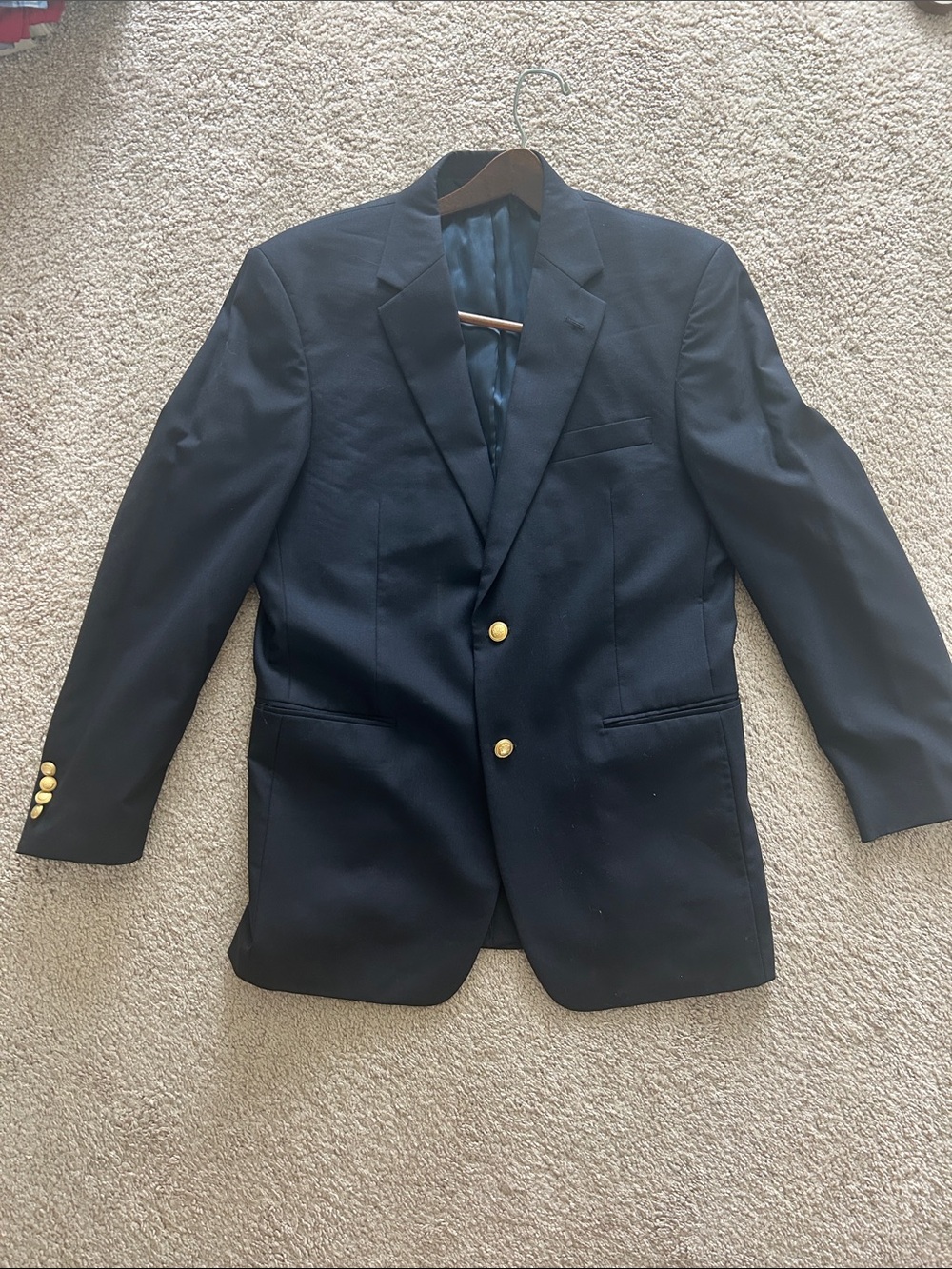 Jos. A. Bank Navy Sport Coat with Brass Buttons